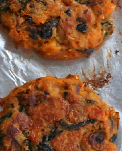 Sweet Potato Mushroom Burger
