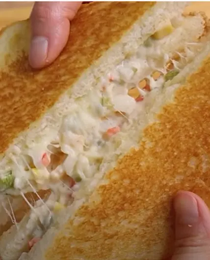 Cheesy Vegetable Sandwich