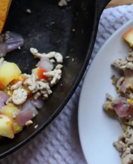 Turkey Apple Breakfast Hash