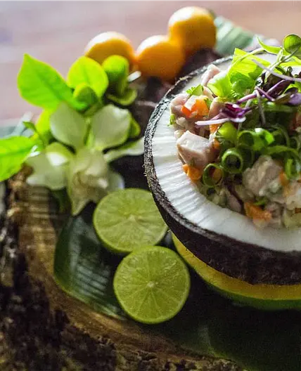 Ika Mata - Raw Fish with Coconut Cream