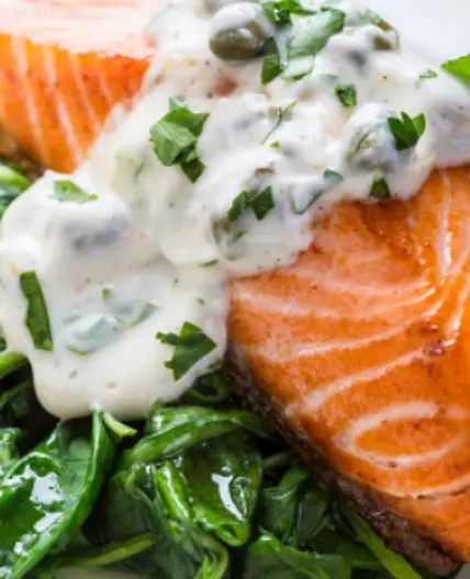 The Keto Guide - Salmon & Dill Sauce