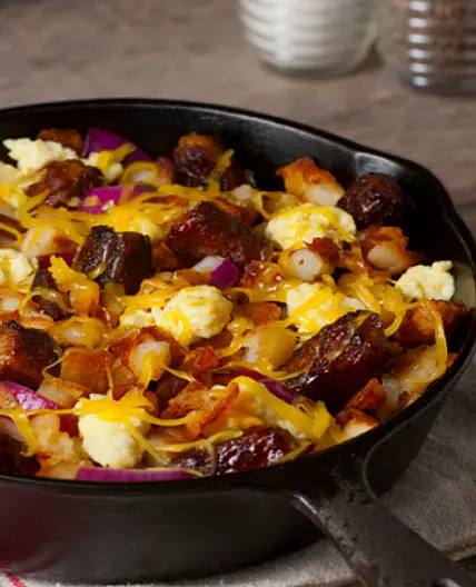The Keto Guide - Sausage & Cabbage Skillet