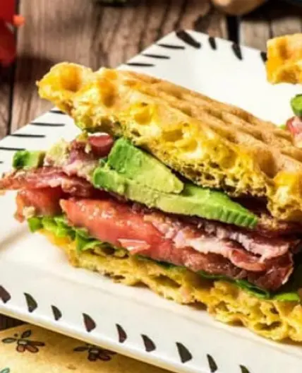 The Keto Guide - BLT Chaffle