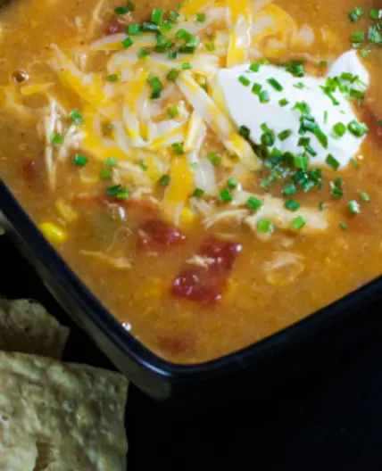 The Keto Guide - Chicken Enchilada Soup