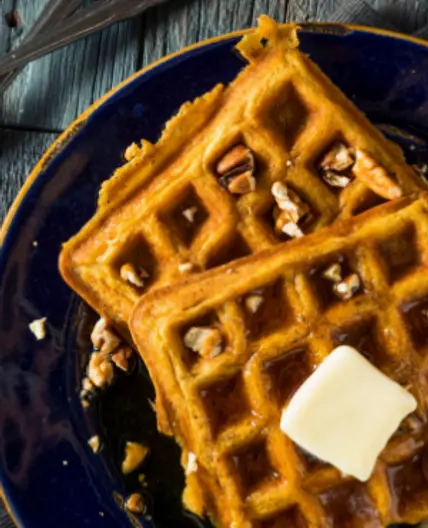 The Keto Guide - Pumpkin Waffles