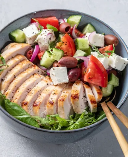 The Keto Guide - Greek Chicken Bowl