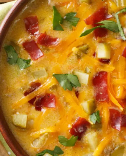 The Keto Guide - Cheeseburger Soup