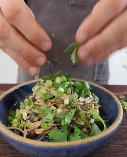 Peanut Butter Soba Noodles