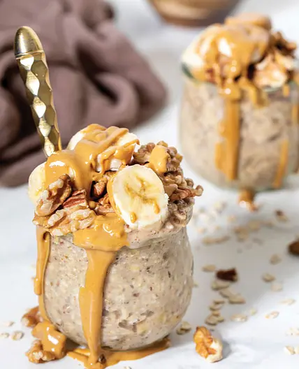 BANANA PEANUT BUTTER OATS