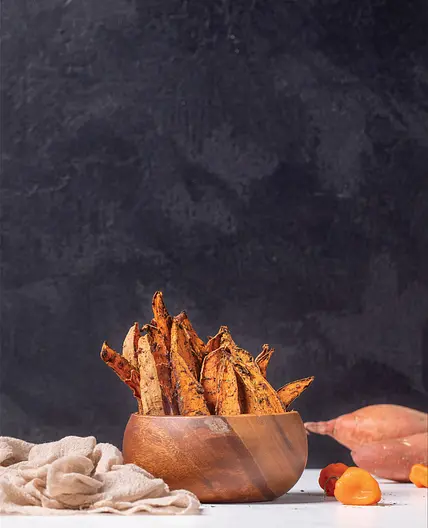 Jerk Sweet Potato Wedges
