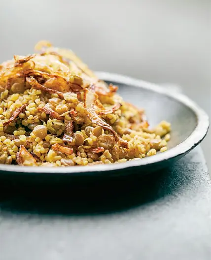 Bulgur mejadra
Mjaddarat el burgul