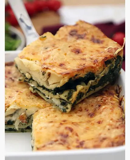 Lasagnes chèvre épinards