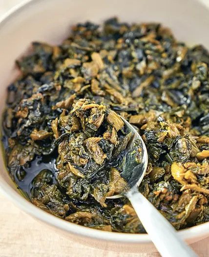Spiced and Braised Greens