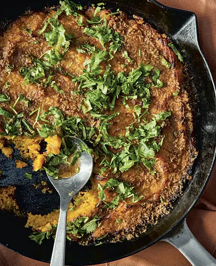 Double-Roasted Winter Squash with Ginger-Chile Brown Butter