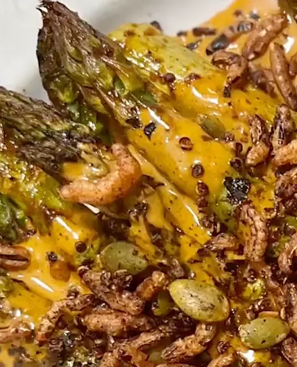 Air Fryer Roasted Asparagus