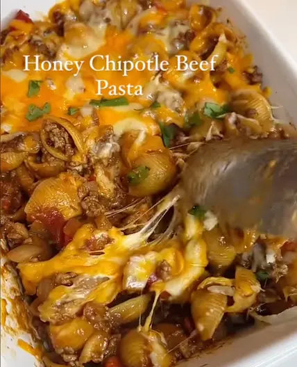 Honey Chipotle Beef Pasta