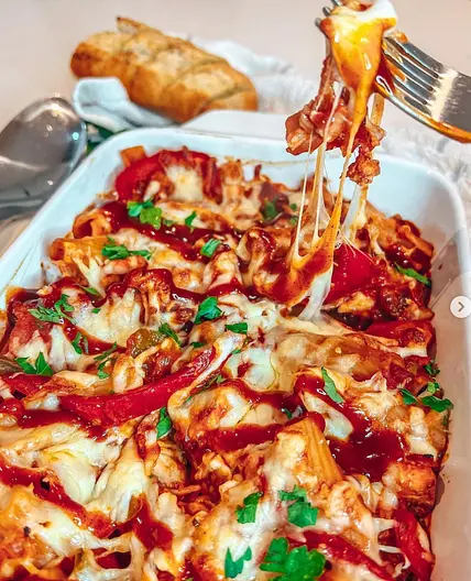 Texas BBQ Style Pasta Bake