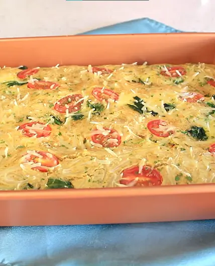 Torta de Espinafre Sem Glúten