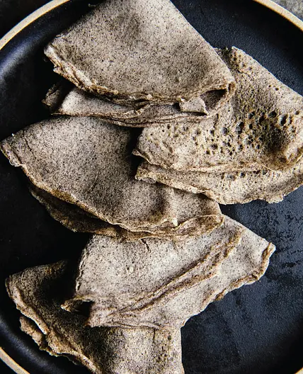 buckwheat crêpes 2 ways