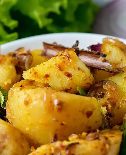 Ugandan Curry Potatoes