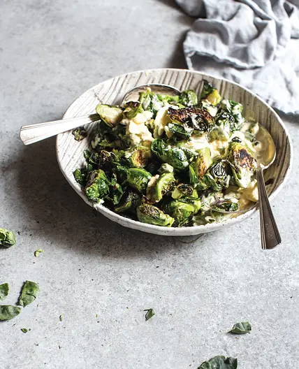 DEVILED BRUSSELS SPROUT SALAD