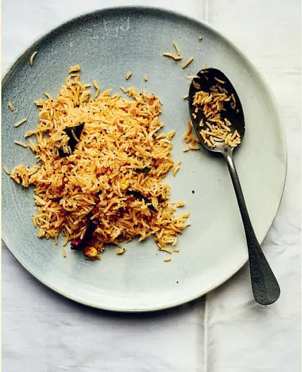 TAMARIND RICE Stir-Fried Rice with Tamarind & Crushed Peanuts