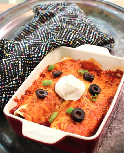 Beef Enchiladas For One