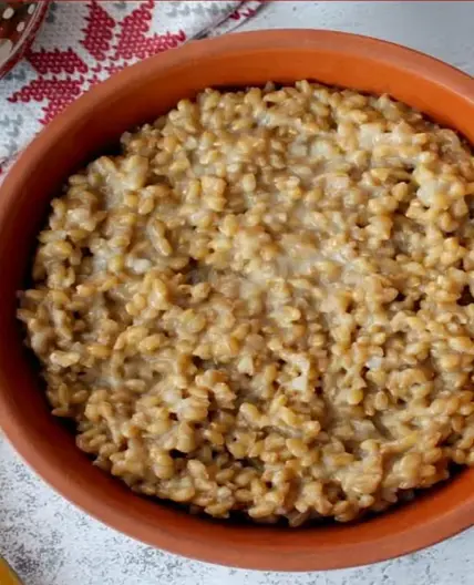 Полбяная каша на воде из цельного зерна (Spelt Porridge) Achar, Hachar, kasha
