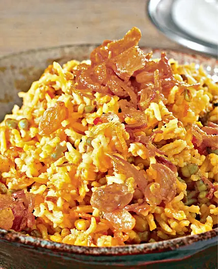 MUSHY RICE WITH MUNG BEANS