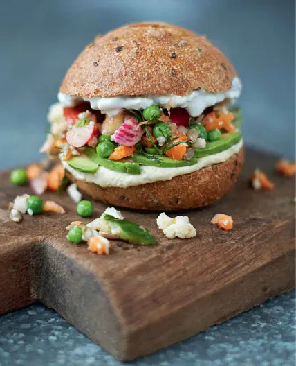 SQUASH IT VEG SANDWICH
