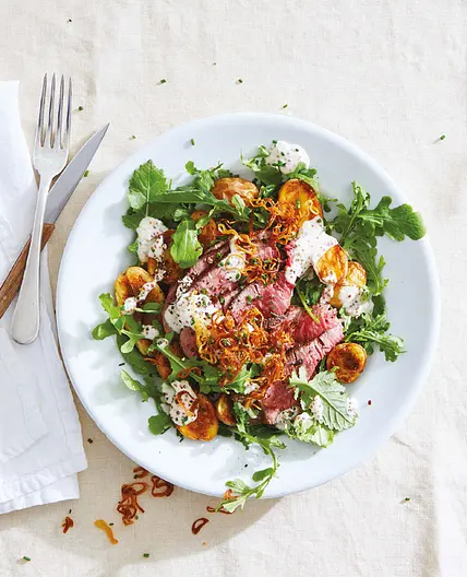 steak salad to change your mood