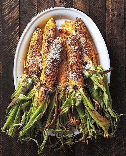 Grilled Corn with Alla Diavola Butter and Pecorino