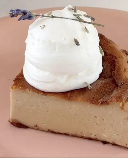 Lavender Earl Grey Cheesecake