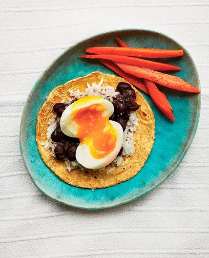 TACOS DE HUEVO SOFT-BOILED EGG TACOS