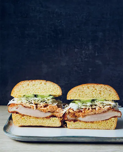 Chicken katsu sandwich