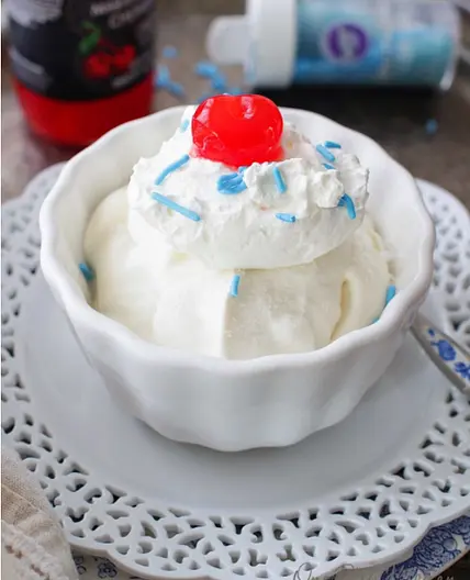 Vanilla Ice Cream For One