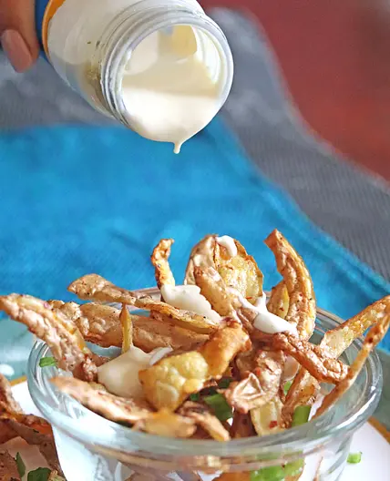 Air Fried Potato Peels