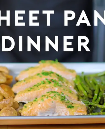 One Sheet Pan Salmon - Basics with Babish