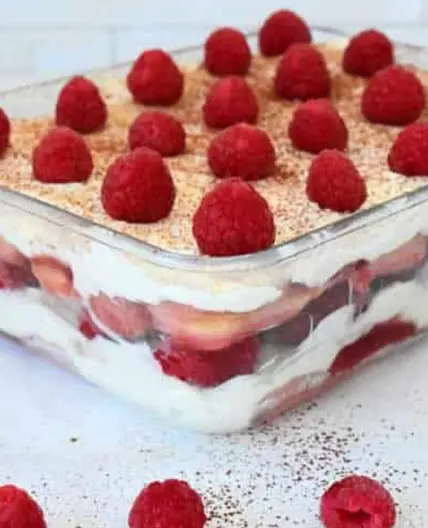Tiramisu framboise