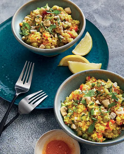 MILLET UPMA (SAVOURY INDIAN PORRIDGE)