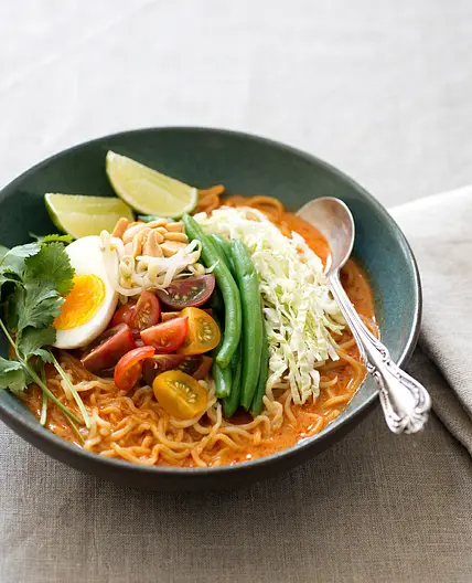 vegetarian curry laksa