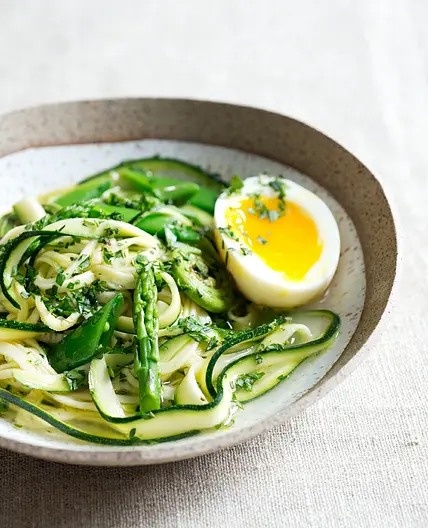 zucchini “noodle” bowl