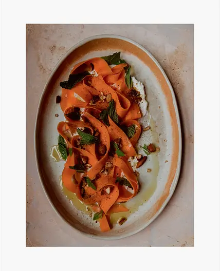 Pickled Carrots with Almond Dukkah