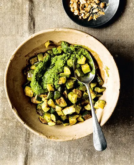 oven-roasted zucchini