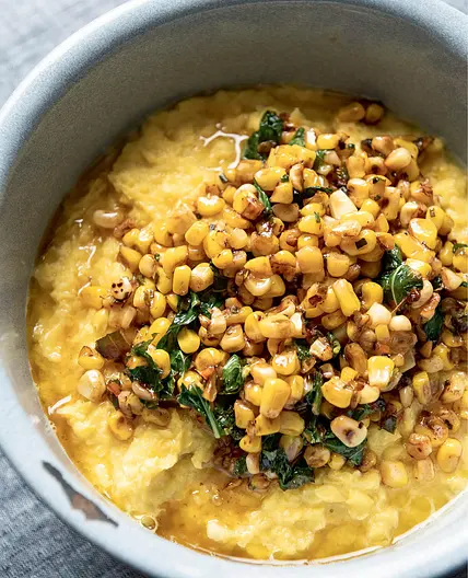 Fresh-Corn Polenta with Butter and Herbs