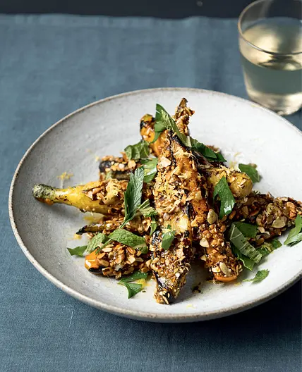 Grilled Carrots with Sweet and Sour Carrot Sauce