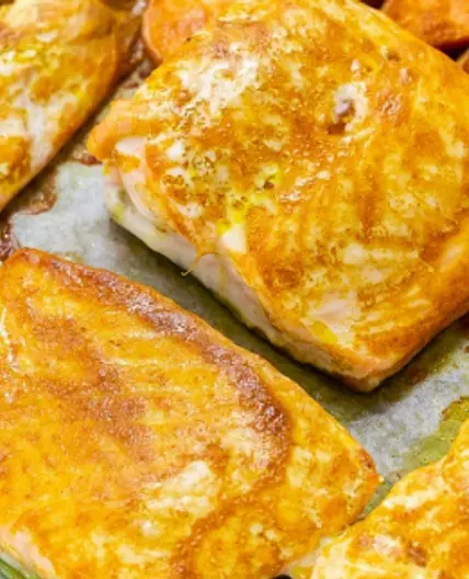 Ginger Turmeric Salmon & Potatoes