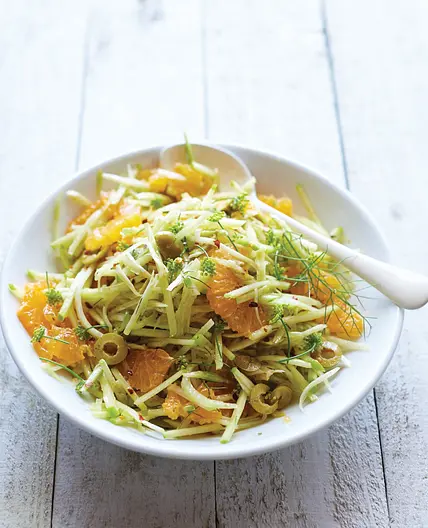 FENNEL, TANGERINE & OLIVE SLAW