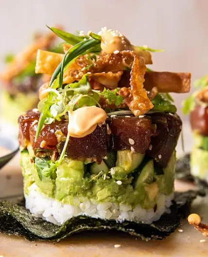 Spicy Tuna Roll Stack