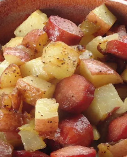 Franks & potatoes